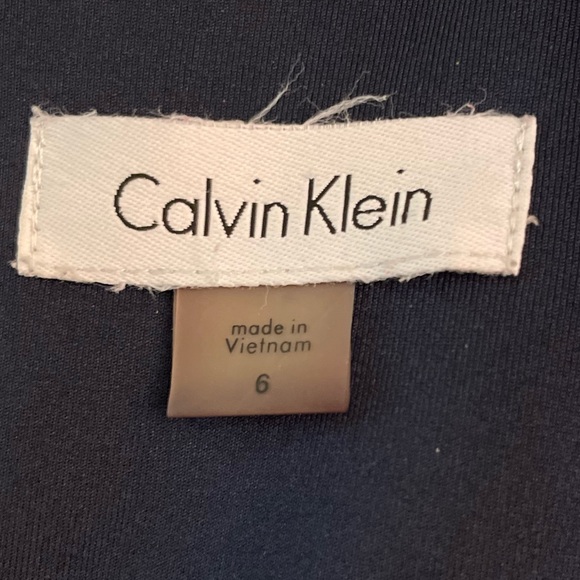 Navy Blue Calvin Klein size 6 dress - Picture 3 of 4